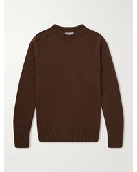 Margaret Howell - Seamless Merino Wool And Cashmere-Blend Sweater - Lyst