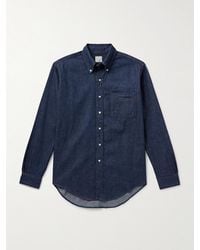 Orslow - Button-down Collar Denim Shirt - Lyst