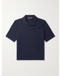 Loro Piana - Wish Wool Polo Shirt - Lyst