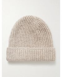 Inis Meáin - Ribbed Donegal Cashmere Beanie - Lyst