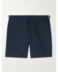Orlebar Brown - Norwich Straight-Leg Linen Shorts - Lyst