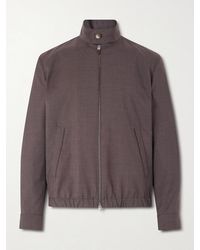 Canali - Impeccabile Wool Bomber Jacket - Lyst
