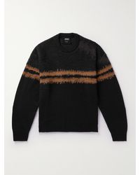 Zegna - Striped Cashmere Sweater - Lyst
