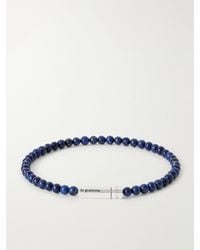 Le Gramme - 11G Sterling Lapis Lazuli Beaded Bracelet - Lyst