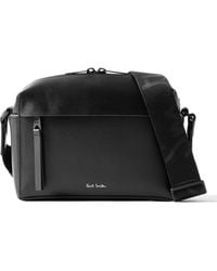 Paul Smith - Textured-leather Messenger Bag - Lyst