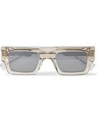 Saint Laurent - Rectangular-frame Acetate Sunglasses - Lyst