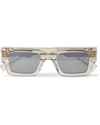 Saint Laurent - Rectangular-frame Acetate Sunglasses - Lyst