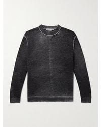 Acne Studios - Karpo Wool, Cotton And Cashmere-Blend Sweater - Lyst