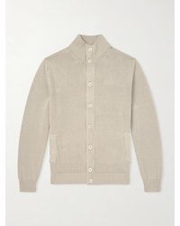 Slowear - Linen And Cotton-Blend Cardigan - Lyst