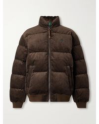 Polo Ralph Lauren - Logo-Embroidered Quilted Cotton-Corduroy Down Jacket - Lyst