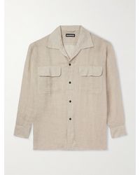 Monitaly - 50's Milano Linen-gauze Shirt - Lyst