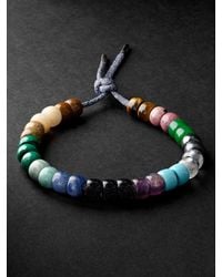 Carolina Bucci - Forte Beads Blackened Multi-Stone Bracelet - Lyst