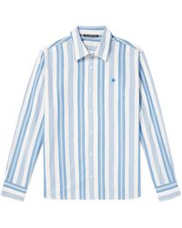 Acne Studios - Sarlie Striped Cotton-poplin Shirt - Lyst