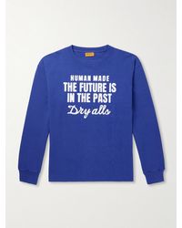 Human Made - Printed Cotton-jersey T-shirt - Lyst