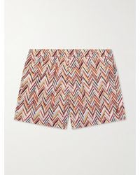 Missoni - Straight-leg Mid-length Printed Swim Shorts - Lyst