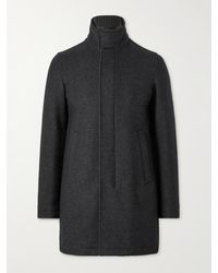 Herno - Padded Brushed Wool-blend Twill Coat - Lyst