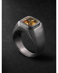 42 Suns - 14-Karat Citrine Signet Ring - Lyst