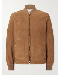 Valstar - Evans Suede Bomber Jacket - Lyst