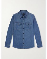 A.P.C. - Denim Shirt - Lyst