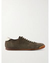 Officine Creative - Hazel 001 Leather-trimmed Suede Sneakers - Lyst