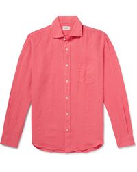 Hartford - Paul Pat Linen Shirt - Lyst