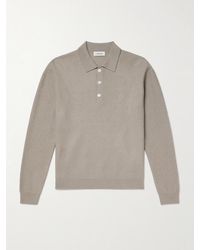FRAME - Wool Polo Sweater - Lyst