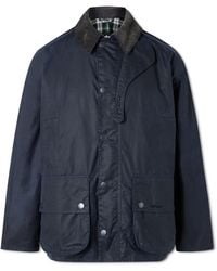 Barbour - Modified Beaufort Spectator Corduroy-Trimmed Waxed Cotton-Ripstop Jacket - Lyst