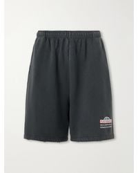 Willy Chavarria - Straight-Leg Printed Cotton-Jersey Shorts - Lyst