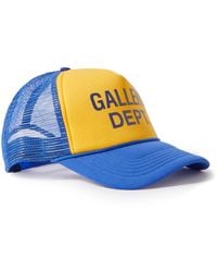 GALLERY DEPT. - Printed Two-tone Twill And Mesh Trucker Cap - Lyst