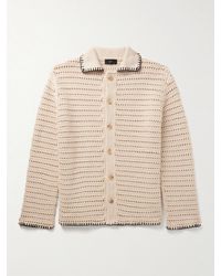Alanui - Rete Crocheted Cotton-blend Shirt - Lyst