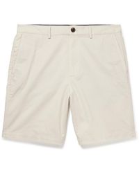 Club Monaco - Maddox Straight-leg Cotton-blend Twill Shorts - Lyst