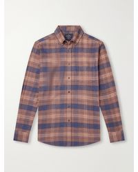 Portuguese Flannel - Logia Checked Cotton-Flannel Shirt - Lyst