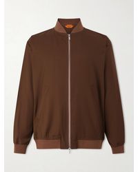 Barena - Gabier Virgin Wool Bomber Jacket - Lyst