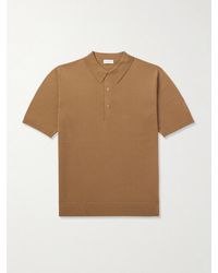 Dries Van Noten - Slim-Fit Merino Wool Polo Shirt - Lyst