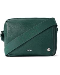 Loewe - Pebble Xs Full-Grain Leather Messenger Bag - Lyst
