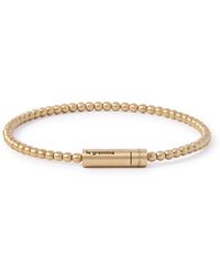 Le Gramme - Le 15 18-karat Gold Beaded Bracelet - Lyst