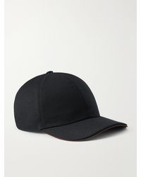 Canali - Logo-Appliquéd Wool Cap - Lyst
