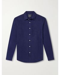 Portuguese Flannel - Teca Brushed Cotton-Twill Shirt - Lyst