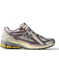 New Balance - 1906r Faux Leather And Rubber-trimmed Mesh Sneakers - Lyst