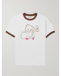 Kapital - T-Shirt aus Baumwoll-Jersey mit Print - Lyst