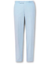 Richard James - Slim-fit Straight-leg Cotton-corduroy Suit Trousers - Lyst