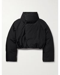 Entire studios - Dbl Oversized Cropped Shell Down Jacket - Lyst