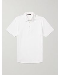 Loro Piana - Cotton-Piqué Polo Shirt - Lyst