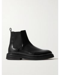 VINNY'S - Officer Glossed-Leather Chelsea Boots - Lyst
