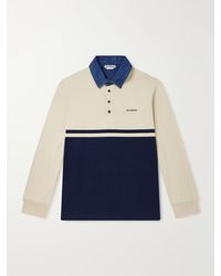 JW Anderson - Contrast Collar Colour-Block Cotton-Jersey Polo Shirt - Lyst
