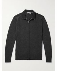 MR P. - Richard Merino Wool Zip-Up Cardigan - Lyst