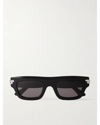 Bottega Veneta - Sculptural Square-Frame Acetate Sunglasses - Lyst