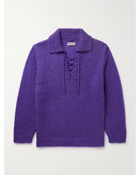 Bode - Alpine Mohair-blend Sweater - Lyst
