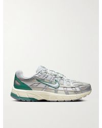 Nike - P-6000 Prm Leather And Mesh Sneakers - Lyst