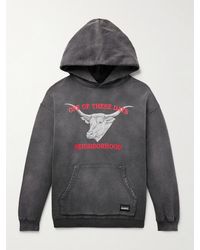 Neighborhood - One Of These Days Logo-Print Cotton-Jersey Hoodie - Lyst